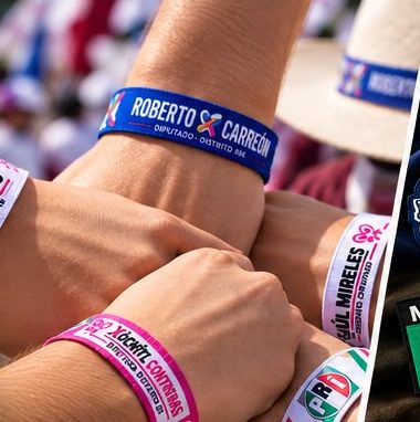 Pulseras textiles personalizadas